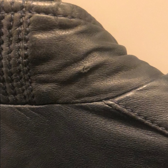 Vintage Cole Haan Leather Moto Jacket - Picture 5 of 7